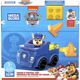 VEICOLO CON PERSONAGGIO PAW PATROL COSTRUZIONI AUTO DELLA POLIZIA DI CHASE MEGA BLOKS HDJ33