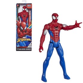 PERSONAGGIO MARVEL SPIDERMAN TITAN HERO SERIES 30 CM ARMORED SPIDERMAN BLAST GEAR HASBRO E8522