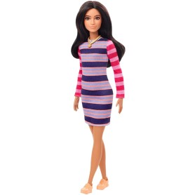 BAMBOLA BARBIE FASHIONISTAS 30 CM 147 CON BORSETTA MATTEL GYB02